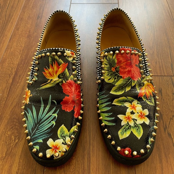 Christian Louboutin Patent leather slip on - Picture 1 of 3